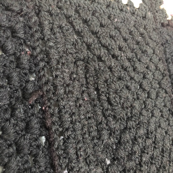 Handmade Granny Square Afghan Small Throw Blanket - Picture 7 of 10